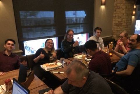 DEFCON Toronto 1 year anniversary dinner & iHack Toronto CTF @ ELEPHANT & CASTLE, photo 2